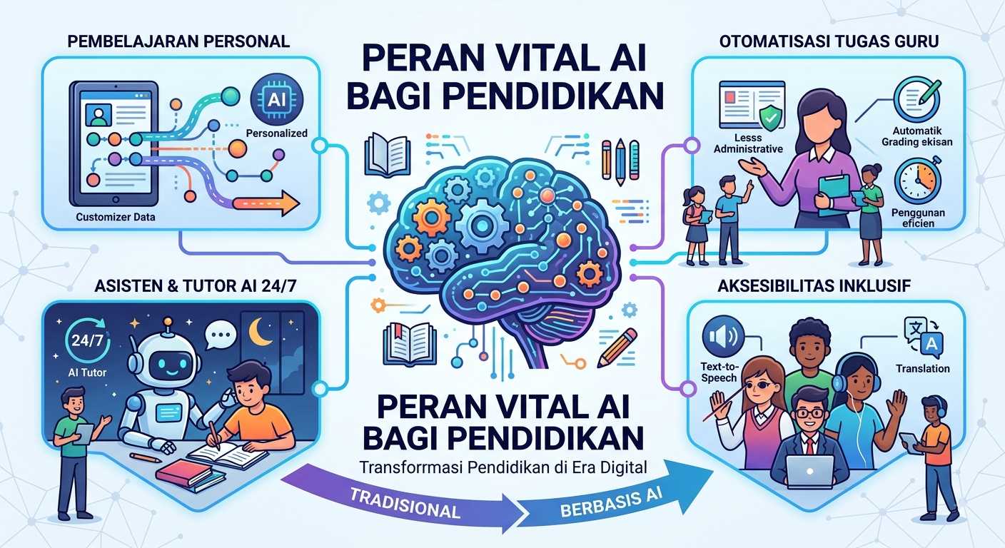 Transformasi Pendidikan di Era Digital: Peran Vital Kecerdasan Buatan (AI)