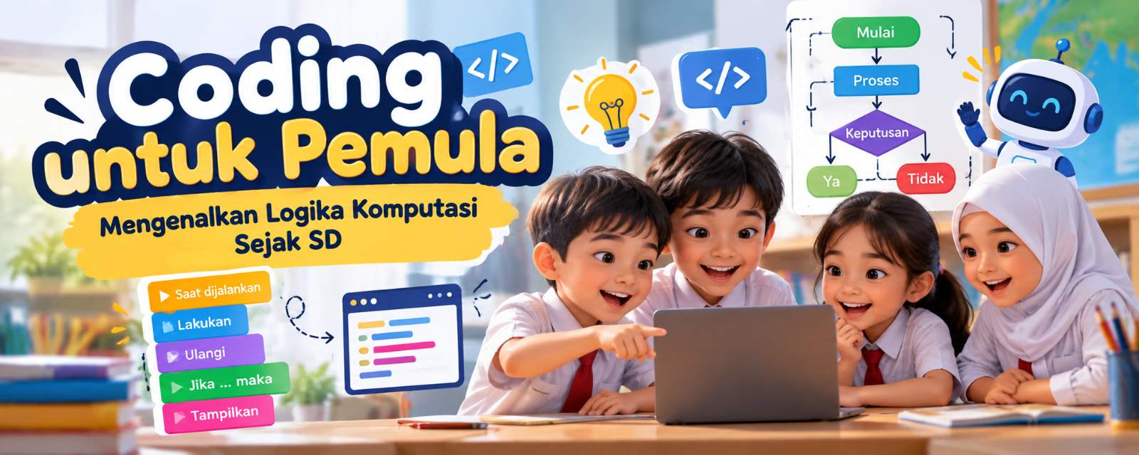 Coding untuk Pemula: Mengenalkan Logika Komputasi Sejak SD